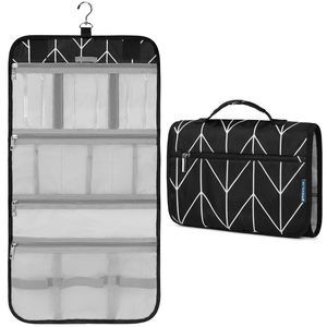 Hanging Toiletry Bag Women Men, Travel Kit Foldable Large Toiletries😌
